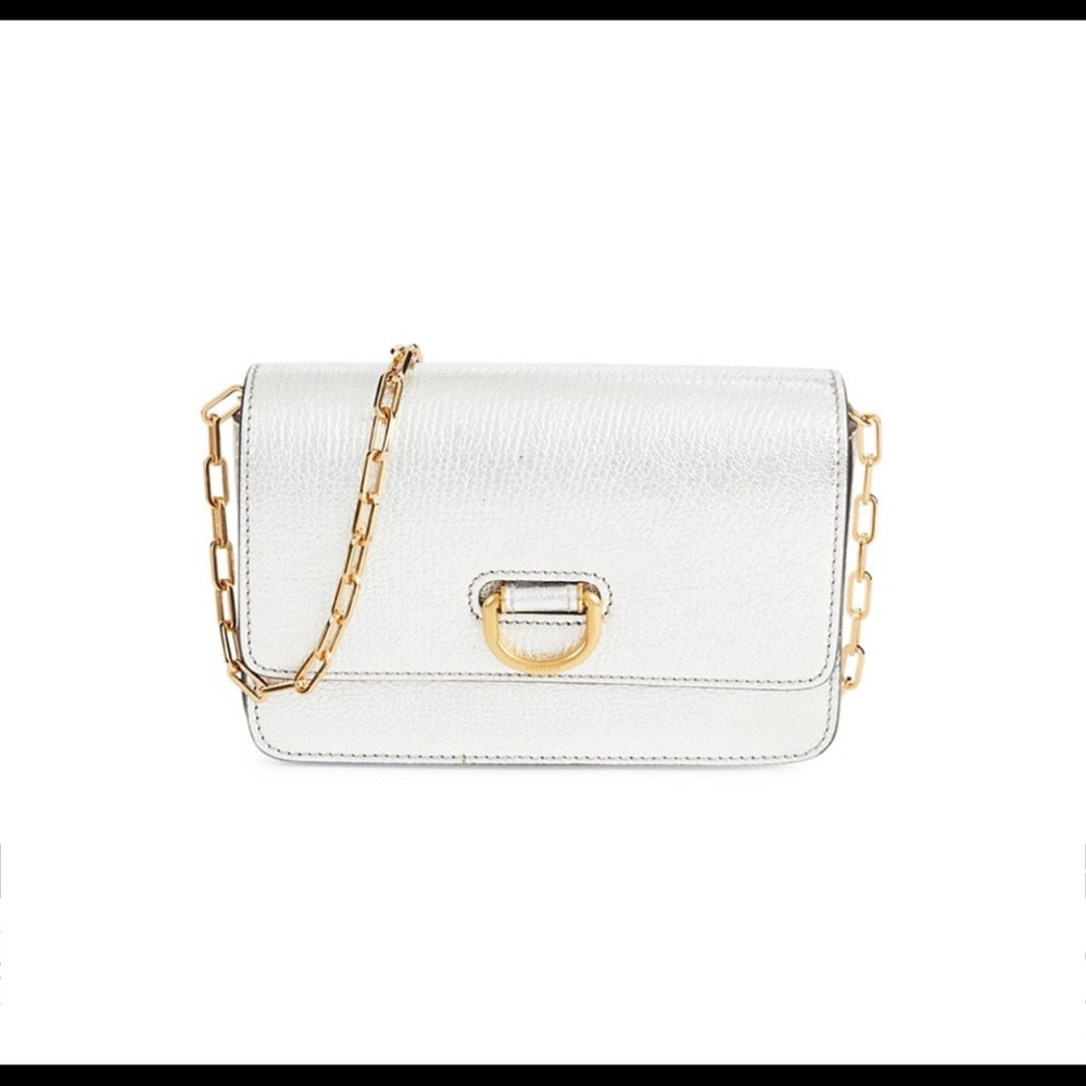 Burberry Hayes Leather D-Ring Crossbody Bag